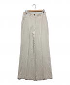 theoryセオリー）の古着「ワイドスラックス」｜ベージュ