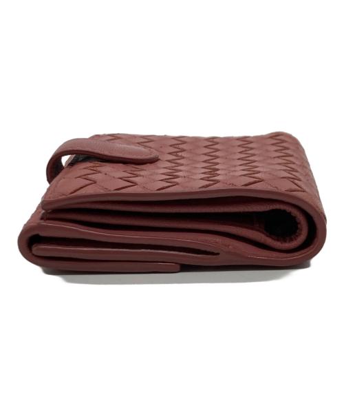 BOTTEGA VENETA（ボッテガベネタ）BOTTEGA VENETA (ボッテガベネタ) 2つ折り財布 ピンクの古着・服飾アイテム