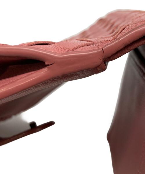 BOTTEGA VENETA（ボッテガベネタ）BOTTEGA VENETA (ボッテガベネタ) 2つ折り財布 ピンクの古着・服飾アイテム