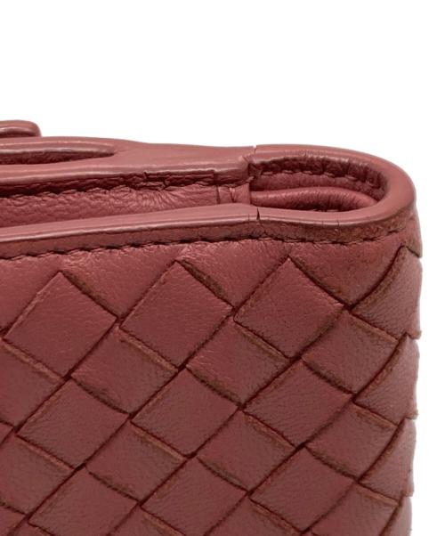 BOTTEGA VENETA（ボッテガベネタ）BOTTEGA VENETA (ボッテガベネタ) 2つ折り財布 ピンクの古着・服飾アイテム