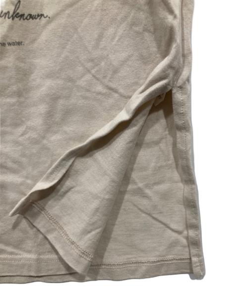 Plage（プラージュ）Plage (プラージュ) JANE SMITH (ジェーンスミス) プリントTシャツ ベージュ サイズ:ONE SIZEの古着・服飾アイテム
