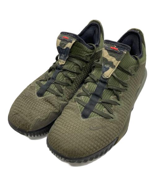 NIKE（ナイキ）NIKE (ナイキ) ローカットスニーカー / LeBron 16 XVI Low オリーブ サイズ:29cmの古着・服飾アイテム