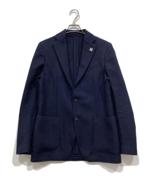 LARDINI（ラルディーニ）LARDINI (ラルディーニ) ウールテーラードジャケット ネイビー サイズ:46の古着・服飾アイテム