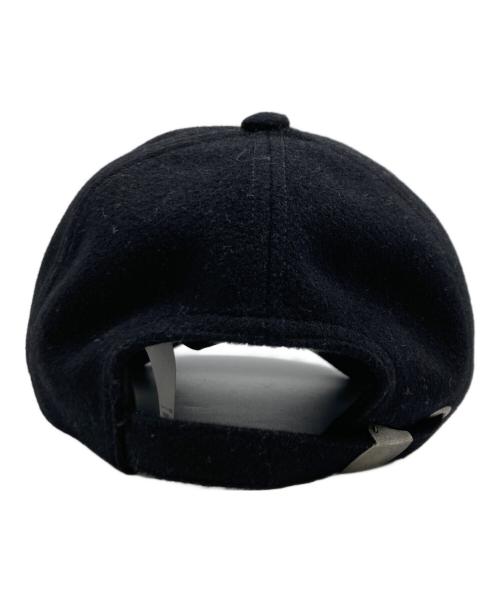 BALMAIN（バルマン）BALMAIN (バルマン) ウールロゴキャップ ブラック サイズ:TUの古着・服飾アイテム