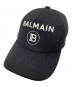 BALMAIN（バルマン）の古着「ウールロゴキャップ」｜ブラック