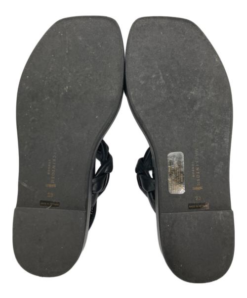 MACKINTOSH LONDON（マッキントッシュ ロンドン）MACKINTOSH LONDON (マッキントッシュ ロンドン) サンダル ブラック サイズ:23cmの古着・服飾アイテム