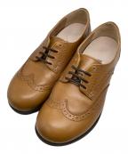 BIRKENSTOCKビルケンシュトック）の古着「LARAMIE LOW/ララミーローウィングチップシューズ」｜ベージュ