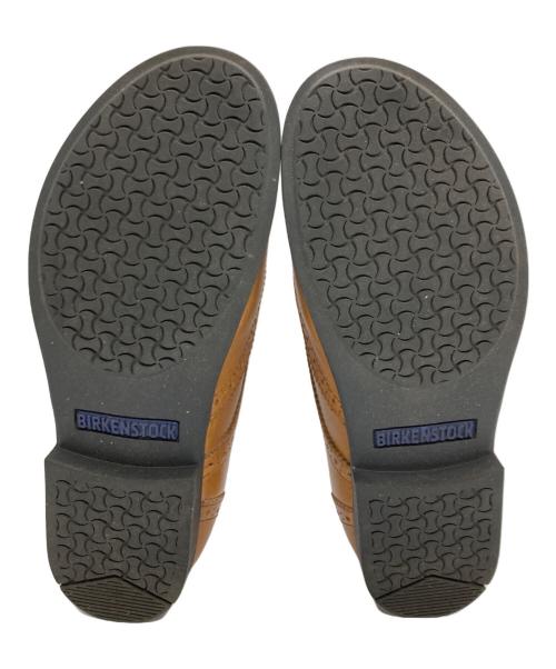BIRKENSTOCK（ビルケンシュトック）BIRKENSTOCK (ビルケンシュトック) LARAMIE LOW/ララミーローウィングチップシューズ ベージュ サイズ:36の古着・服飾アイテム