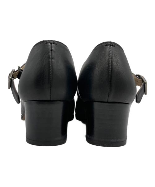 MARGARET HOWELL idea（マーガレット ハウエル アイディア）MARGARET HOWELL idea (マーガレット ハウエル アイディア) ヒールストラップパンプス ブラック サイズ:22.5cmの古着・服飾アイテム