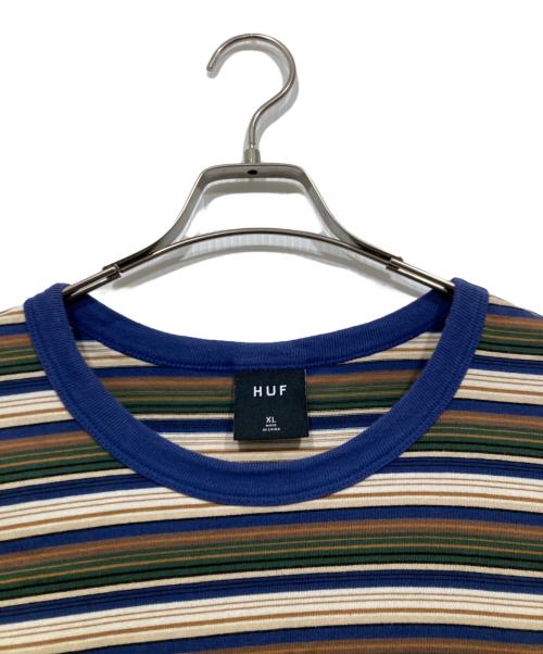 HUF（ハフ）HUF (ハフ) 刺繍ロゴTシャツ マルチカラー サイズ:XLの古着・服飾アイテム