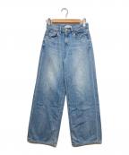 RED CARD TOKYOレッドカード トウキョウ）の古着「ワイドデニムパンツ」｜ブルー