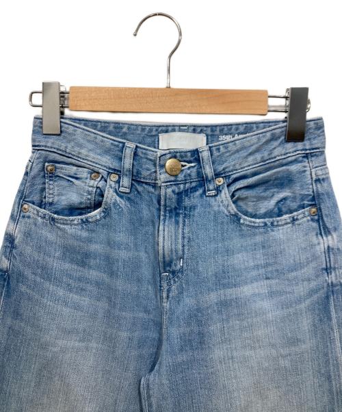 RED CARD TOKYO（レッドカード トウキョウ）RED CARD TOKYO (レッドカード トウキョウ) ワイドデニムパンツ ブルー サイズ:23の古着・服飾アイテム