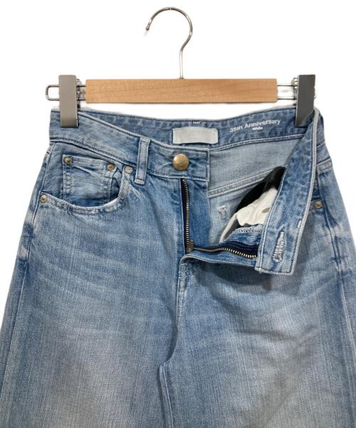 RED CARD TOKYO（レッドカード トウキョウ）RED CARD TOKYO (レッドカード トウキョウ) ワイドデニムパンツ ブルー サイズ:23の古着・服飾アイテム