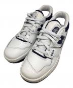 NEW BALANCEニューバランス）の古着「ローカットスニーカー　550」｜ホワイト×ネイビー