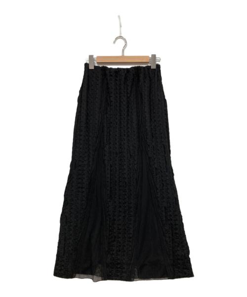 RAY BEAMS（レイ ビームス）RAY BEAMS (レイ ビームス) ジャガードスカート ブラック サイズ:サイズ表記なしの古着・服飾アイテム