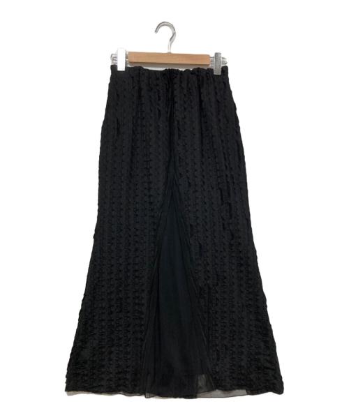 RAY BEAMS（レイ ビームス）RAY BEAMS (レイ ビームス) ジャガードスカート ブラック サイズ:サイズ表記なしの古着・服飾アイテム