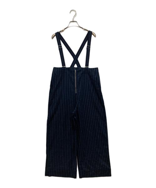 SLOBE IENA（スローブ イエナ）SLOBE IENA (スローブ イエナ) 麻混サスペンダーパンツ ネイビー サイズ:サイズ表記なしの古着・服飾アイテム