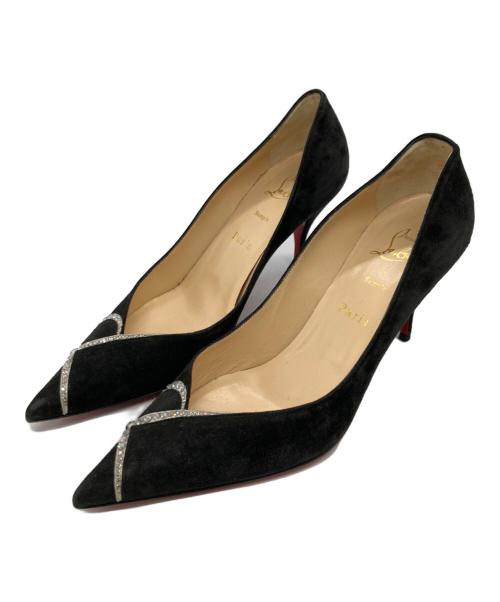 Christian Louboutin（クリスチャン・ルブタン）Christian Louboutin (クリスチャン・ルブタン) ピンヒールパンプス ブラック サイズ:37の古着・服飾アイテム
