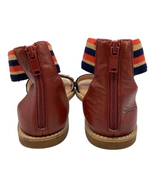 STACCATO（スタッカート）STACCATO (スタッカート) チェーンサンダル ベージュ サイズ:230の古着・服飾アイテム