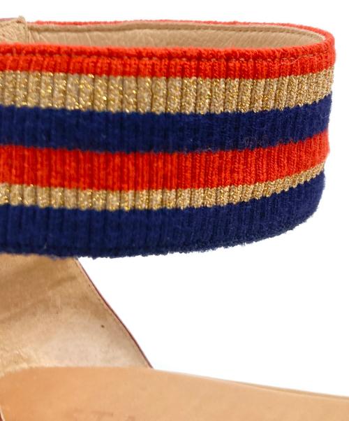 STACCATO（スタッカート）STACCATO (スタッカート) チェーンサンダル ベージュ サイズ:230の古着・服飾アイテム