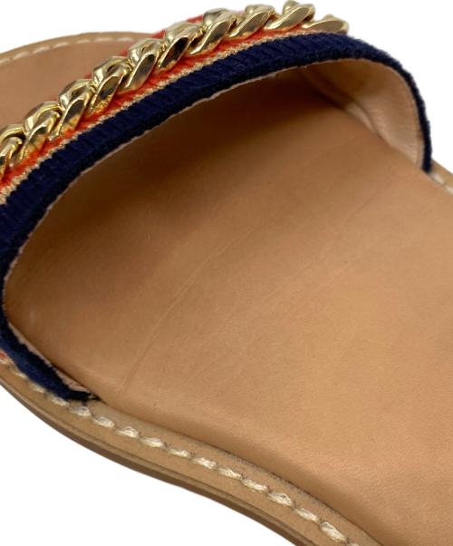 STACCATO（スタッカート）STACCATO (スタッカート) チェーンサンダル ベージュ サイズ:230の古着・服飾アイテム