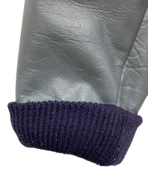 SETTLEMIERS（セトルマイアーズ）SETTLEMIERS (セトルマイアーズ) スタジャン / バーシティジャケトt ネイビー×グレー サイズ:34の古着・服飾アイテム