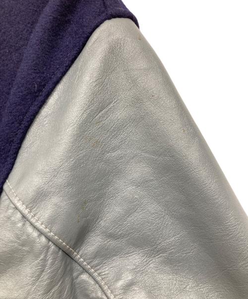 SETTLEMIERS（セトルマイアーズ）SETTLEMIERS (セトルマイアーズ) スタジャン / バーシティジャケトt ネイビー×グレー サイズ:34の古着・服飾アイテム