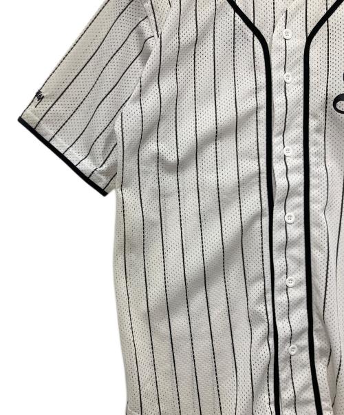 stussy（ステューシー）stussy (ステューシー) ベースボールシャツ ホワイト サイズ:Lの古着・服飾アイテム