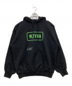 WTAPSダブルタップス）の古着「WTVUA HOODY COTTONスウェット」｜ブラック
