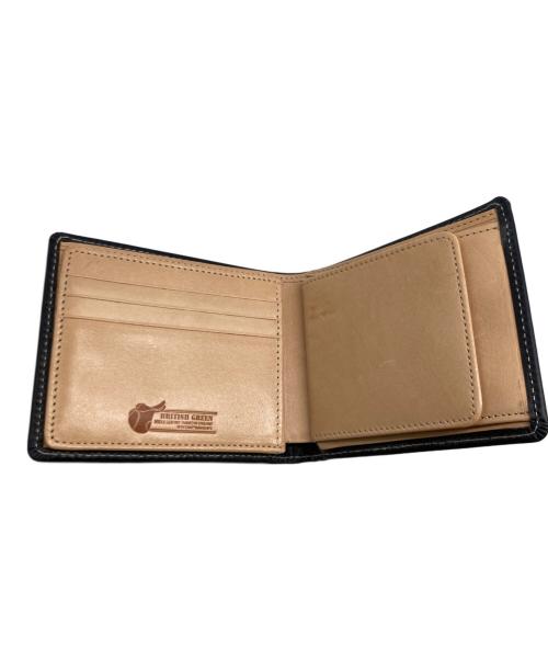 BRITISH GREEN（ブリティッシュグリーン）BRITISH GREEN (ブリティッシュグリーン) 2つ折り財布 ブラックの古着・服飾アイテム