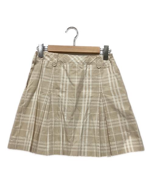 BURBERRY LONDON（バーバリーロンドン）BURBERRY LONDON (バーバリーロンドン) ノバチェックスカート ベージュ サイズ:160Aの古着・服飾アイテム