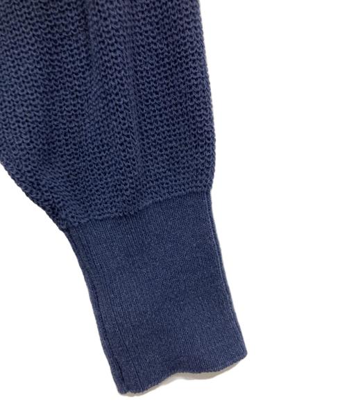 SLOBE IENA（スローブ イエナ）SLOBE IENA (スローブ イエナ) リネン混畦ニット ネイビー サイズ:サイズ表記なしの古着・服飾アイテム