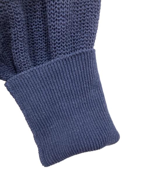 SLOBE IENA（スローブ イエナ）SLOBE IENA (スローブ イエナ) リネン混畦ニット ネイビー サイズ:サイズ表記なしの古着・服飾アイテム