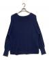 SLOBE IENA (スローブ イエナ) リネン混畦ニット ネイビー サイズ:サイズ表記なし：4000円