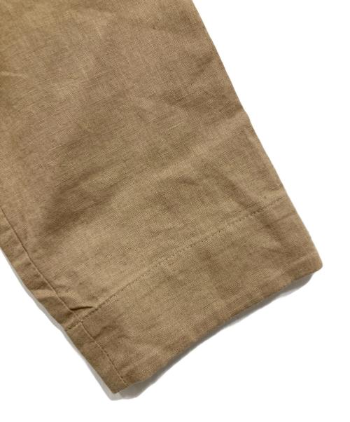 green label relaxing（グリーンレーベルリラクシング）green label relaxing (グリーンレーベルリラクシング) コットン/LI 2WAY フレア ワンピース ブラウン サイズ:-の古着・服飾アイテム