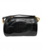 HIROFUヒロフ）の古着「レザーミニハンドバッグ」｜ブラック