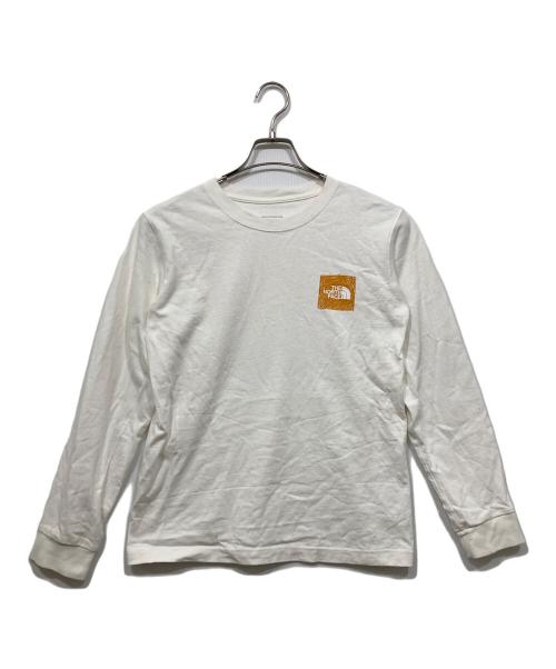 THE NORTH FACE（ザ ノース フェイス）THE NORTH FACE (ザ ノース フェイス) バック グラフィックロゴ ロンT ホワイト サイズ:Mの古着・服飾アイテム