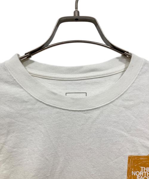 THE NORTH FACE（ザ ノース フェイス）THE NORTH FACE (ザ ノース フェイス) バック グラフィックロゴ ロンT ホワイト サイズ:Mの古着・服飾アイテム