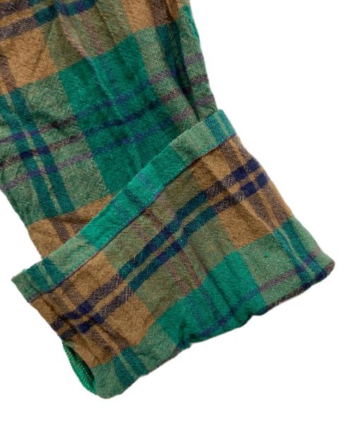 South2 West8（サウスツー ウエストエイト）south2 west8 (サウスツー ウエストエイト) チェックシャツパーカー グリーン サイズ:XSの古着・服飾アイテム