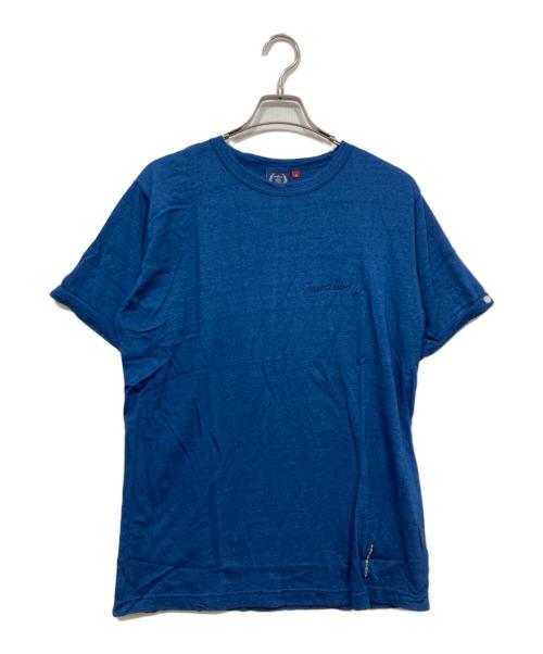 FOURTHIRTY（フォーサーティー）FOURTHIRTY (フォーサーティー) ロゴtシャツ ブルー サイズ:2の古着・服飾アイテム