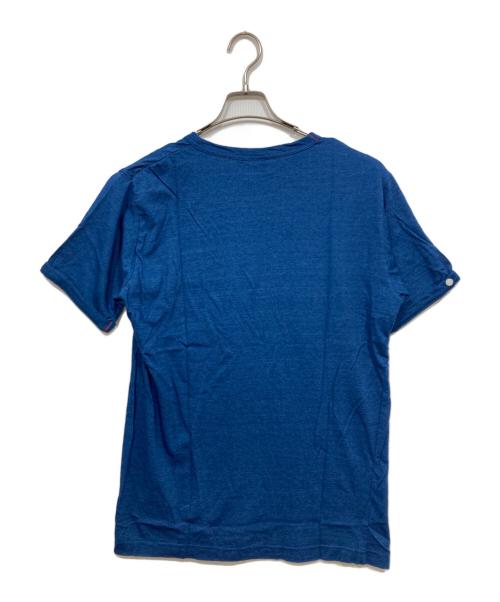 FOURTHIRTY（フォーサーティー）FOURTHIRTY (フォーサーティー) ロゴtシャツ ブルー サイズ:2の古着・服飾アイテム