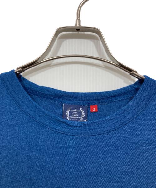 FOURTHIRTY（フォーサーティー）FOURTHIRTY (フォーサーティー) ロゴtシャツ ブルー サイズ:2の古着・服飾アイテム