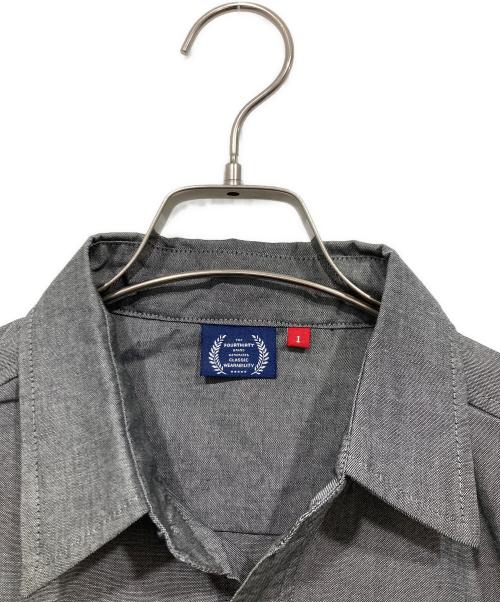FOURTHIRTY（フォーサーティー）FOURTHIRTY (フォーサーティー) 半袖シャツ グレー サイズ:1の古着・服飾アイテム