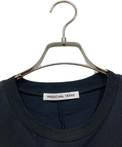 MARECHAL TERRE（マルシャルテル）MARECHAL TERRE (マルシャルテル) レースプリーツトップス ブラック サイズ:2の古着・服飾アイテム