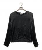 Yves Saint Laurentイヴサンローラン）の古着「シルクブラウス」｜ブラック
