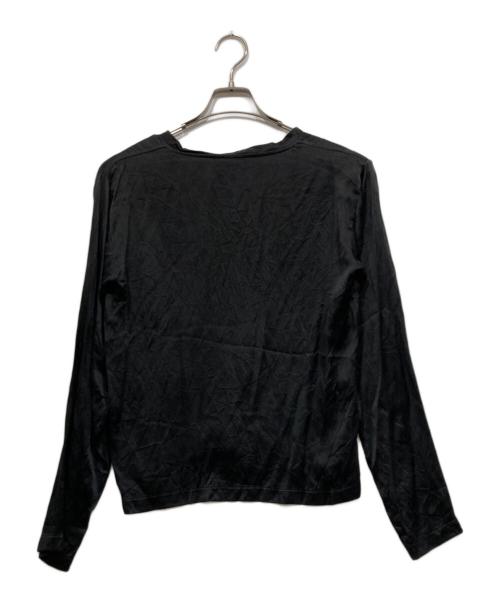 Yves Saint Laurent（イヴサンローラン）Yves Saint Laurent (イヴサンローラン) シルクブラウス ブラック サイズ:Sの古着・服飾アイテム