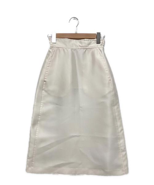 machatt（マチャット）machatt (マチャット) 膝丈スカート アイボリー サイズ:36の古着・服飾アイテム