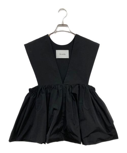 St.cecilia（セントセシリア）St.cecilia (セントセシリア) バルーンジレ ブラック サイズ:Freeの古着・服飾アイテム