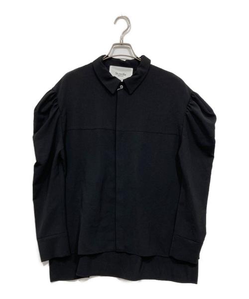 St.cecilia（セントセシリア）St.cecilia (セントセシリア) ガーリッシュデザインシャツ ブラック サイズ:表記なしの古着・服飾アイテム