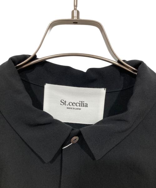 St.cecilia（セントセシリア）St.cecilia (セントセシリア) ガーリッシュデザインシャツ ブラック サイズ:表記なしの古着・服飾アイテム